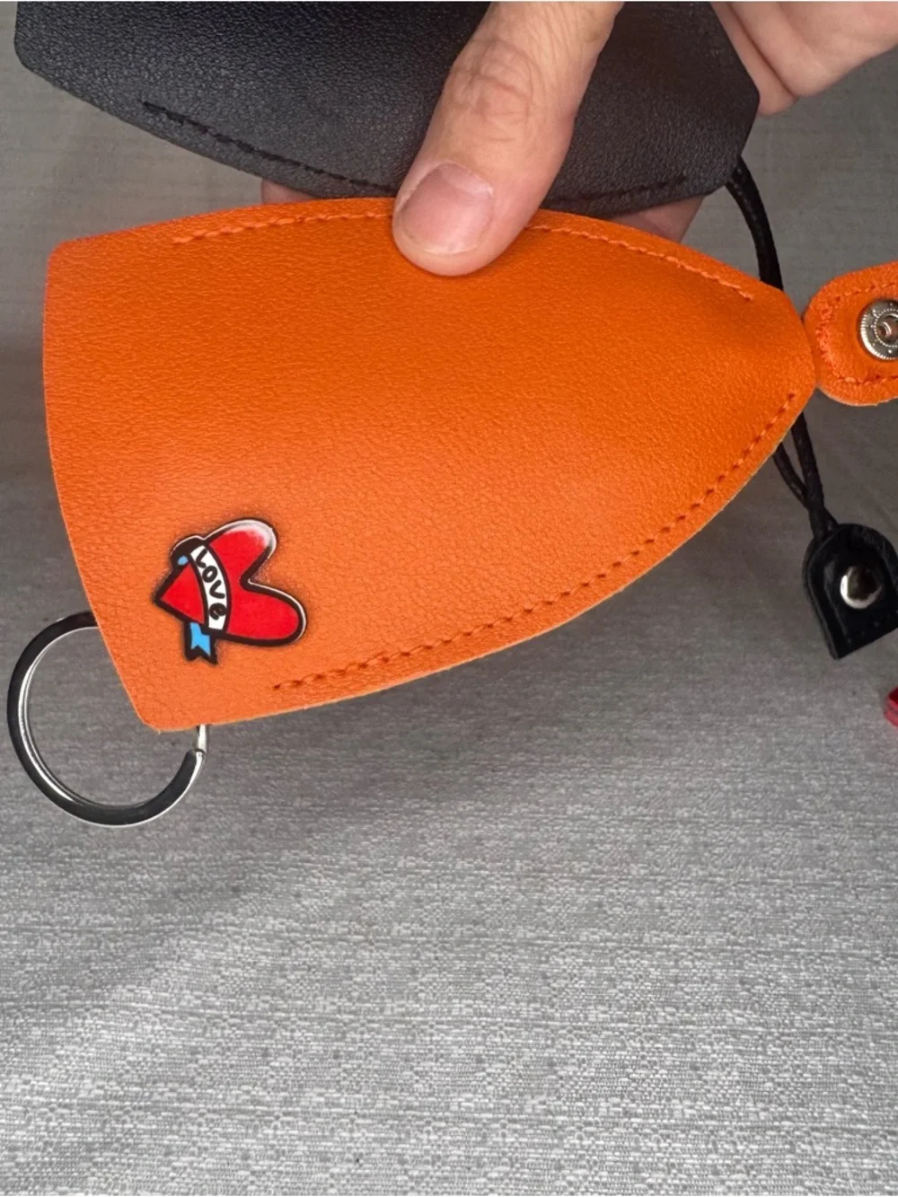 Creative Love Heart Pull Out Key Sleeve